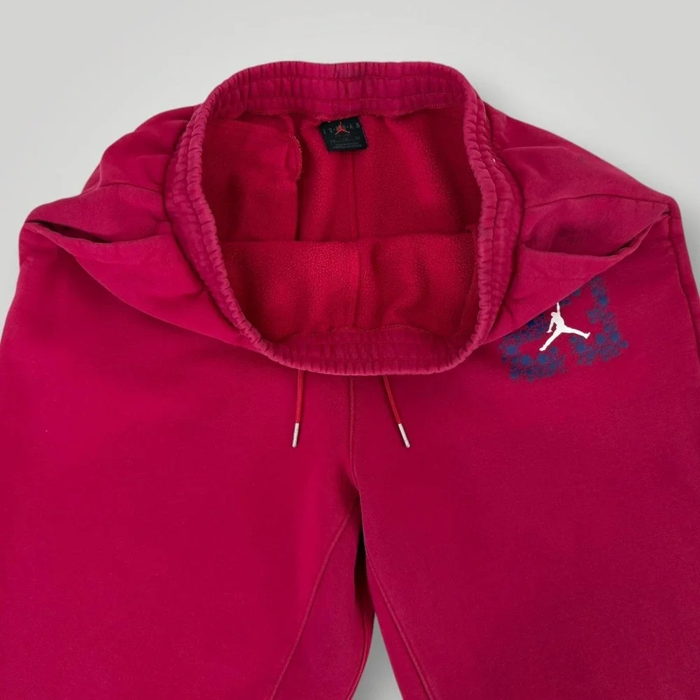 Jordan Jumpman 23 Fleece Jogger Sweatpants Men's 2XL Pink Athletic Pants